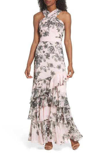 Women's Eliza J Halter Maxi Dress - Pink