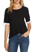 Women's Cece Tie Slit Sleeve Tee