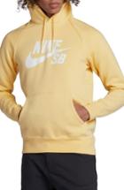 Men's Nike Sb Icon Graphic Hoodie - Yellow