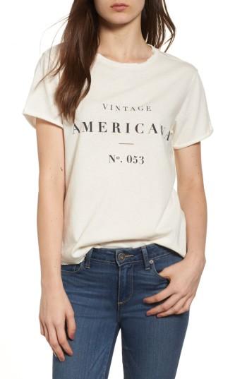 Women's Sincerely Jules Americana Tee, Size - Ivory