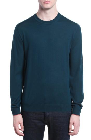 Men's Ps Paul Smith Lightweight Merino Wool Sweater - Blue