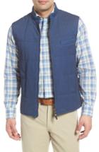 Men's Luciano Barbera Quilted Cotton Vest Eu - Blue