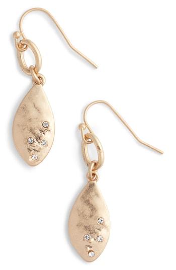 Women's Treasure & Bond Molten Marquis Pave Drop Earrings