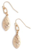 Women's Treasure & Bond Molten Marquis Pave Drop Earrings