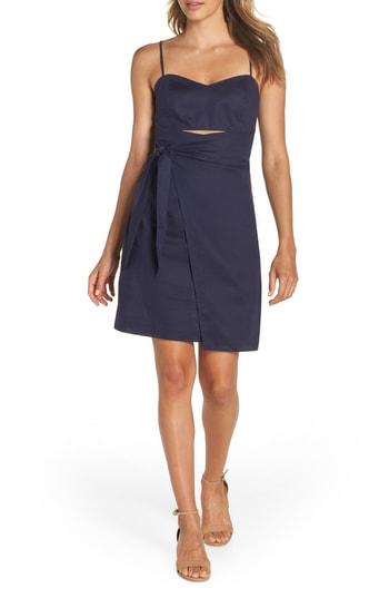 Women's Bardot Sweetheart Linen Blend Dress