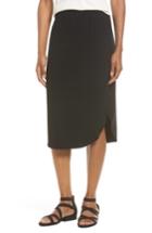 Women's Eileen Fisher Jersey Shirttail Hem Skirt