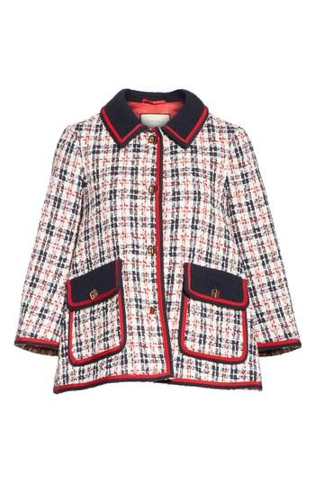 Women's Gucci Tweed Caban Us / 40 It - White