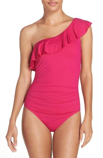 Women's La Blanca Flirtatious One-piece Swimsuit - Pink