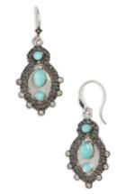 Women's Armenta New World Turquoise Doublet Drop Earrings