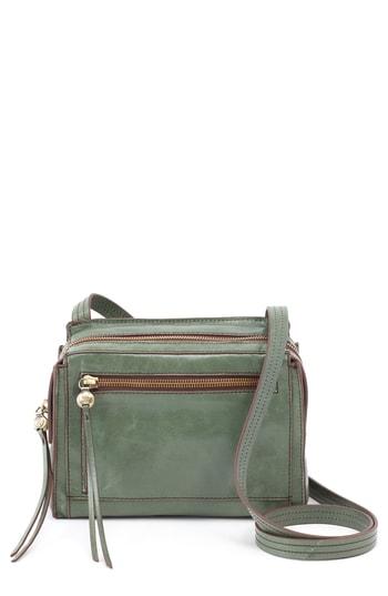 Hobo Hunter Leather Crossbody Bag - Green