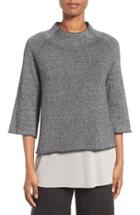 Women's Eileen Fisher Nylon & Organic Cotton Sweater