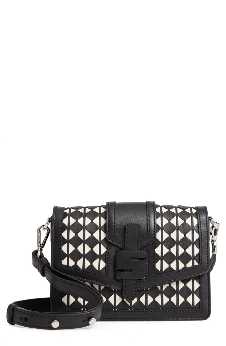 Serpanian Milano Mini 1972 Mosaic Leather Crossbody Bag -
