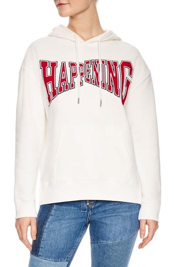Women's Sandro Happening Hoodie - White