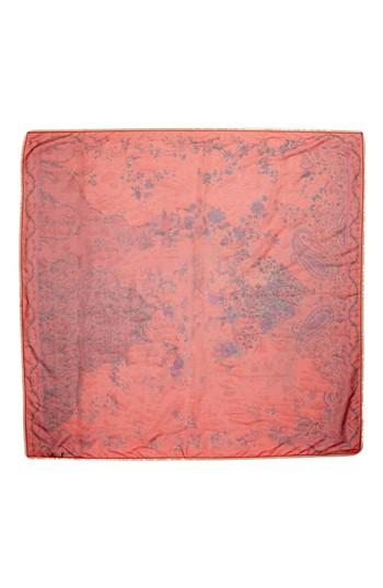 Women's Etro Bombay Print Silk Scarf, Size - Red