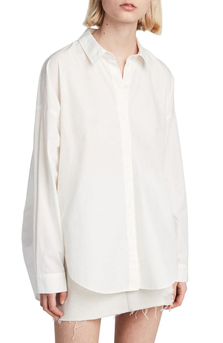 Women's Allsaints Sada Oversize Button Down Shirt