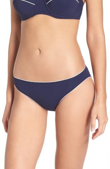 Women's Tory Burch Riviera Hipster Bikini Bottoms - Blue