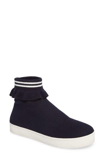 Women's Opening Ceremony Bobby Sock Knit Sneaker Eu - Blue
