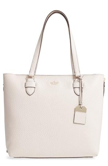 Kate Spade New York Carter Street - Selena Leather Tote - White