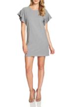 Women's 1.state French Terry T-shirt Dress - Grey