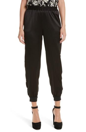 Women's Alice + Olivia Pete Embellished Side Jogger Pants