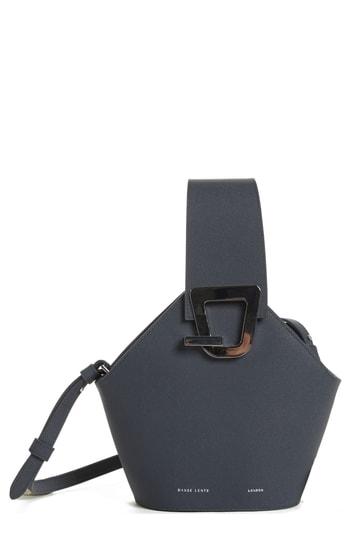 Danse Lente Mini Johnny Leather Bucket Bag - Blue