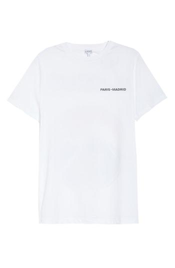 Women's Loewe Elephant Mountain Graphic Tee - White