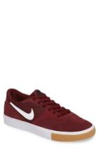 Men's Nike Sb Paul Rodriguez 9 Vr Skateboarding Sneaker M - Burgundy