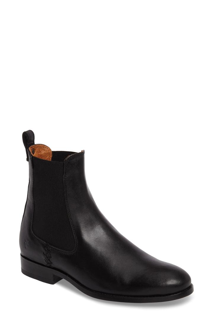 Women's Frye Melissa Chelsea Boot M - Black