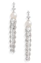 Women's Nadri Imitation Pearl Fringe Drop Earrings