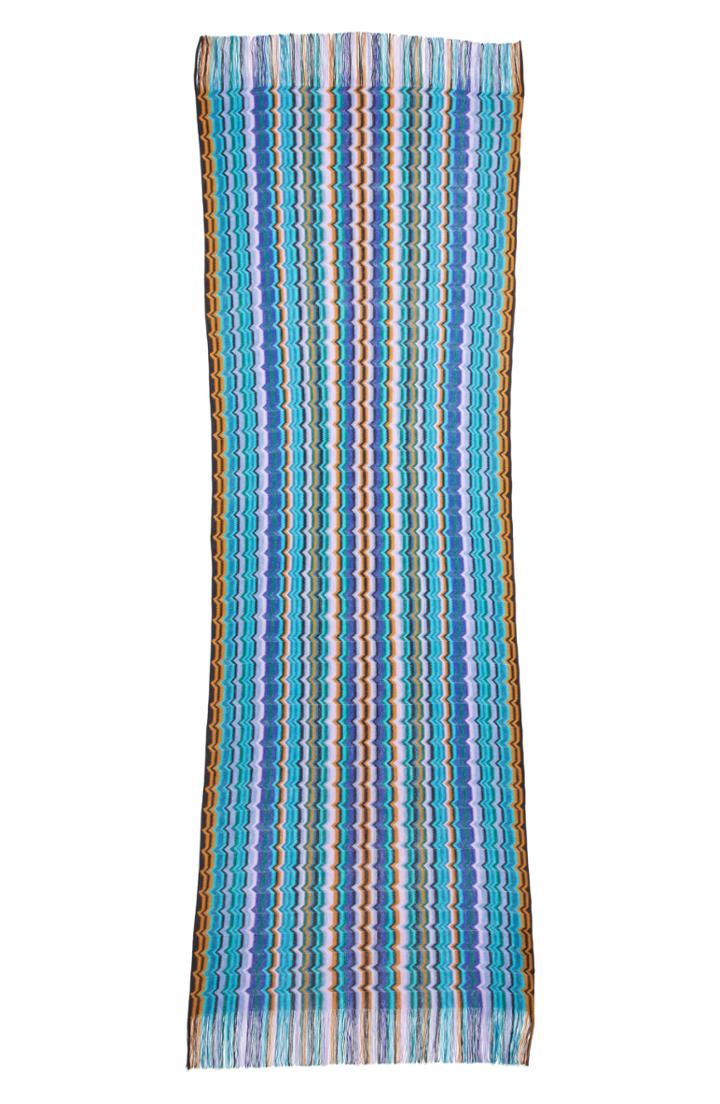 Women's Missoni Zigzag Knit Wool Scarf