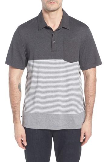 Men's Travis Mathew Baisch Fit Polo, Size Small - Grey