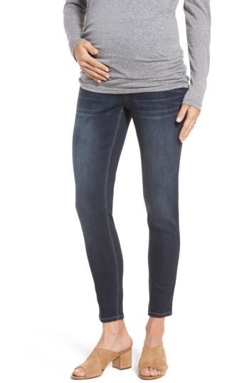 Women's 1822 Denim Maternity Ankle Skinny Jeans - Blue