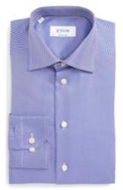 Men's Eton Contemporary Fit Stripe Dress Shirt .5 - Blue