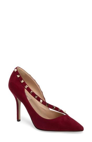 Women's Valentino Garavani Rockstud D'orsay Pump .5us / 36.5eu - Red