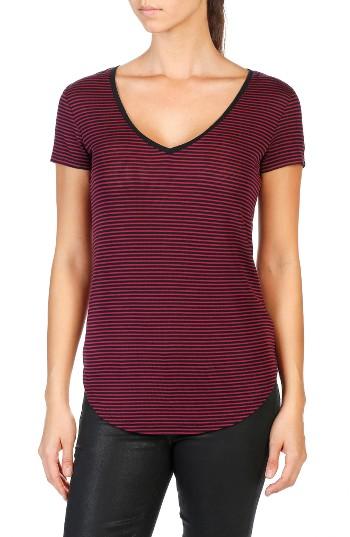 Women's Paige Lynnea Stripe V-neck Tee