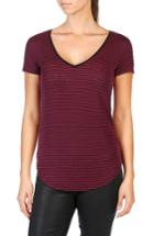 Women's Paige Lynnea Stripe V-neck Tee