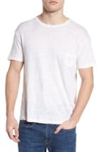 Men's Rails Garrett Linen T-shirt - White