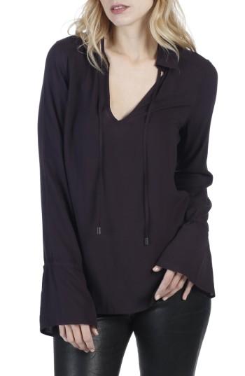Women's Paige Calissa Tie Front Shirt - Red