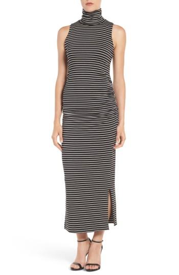 Women's Amour Vert Turtleneck Maxi Dress - Black