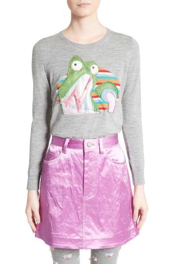 Women's Marc Jacobs Embroidered Merino Wool Sweater