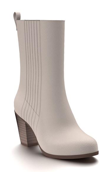 Women's Shoes Of Prey Mid Calf Boot A - Beige