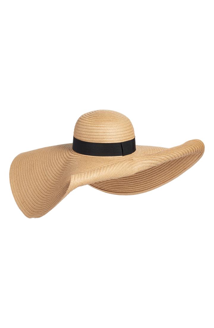 Women's Nordstrom Super Floppy Straw Hat - Brown