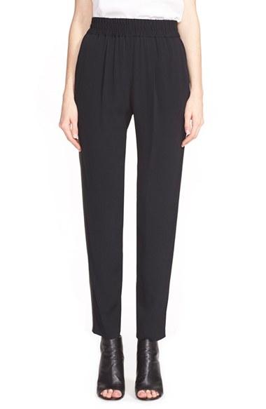 Women's Rebecca Taylor 'emma' Side Stripe Pants - Black