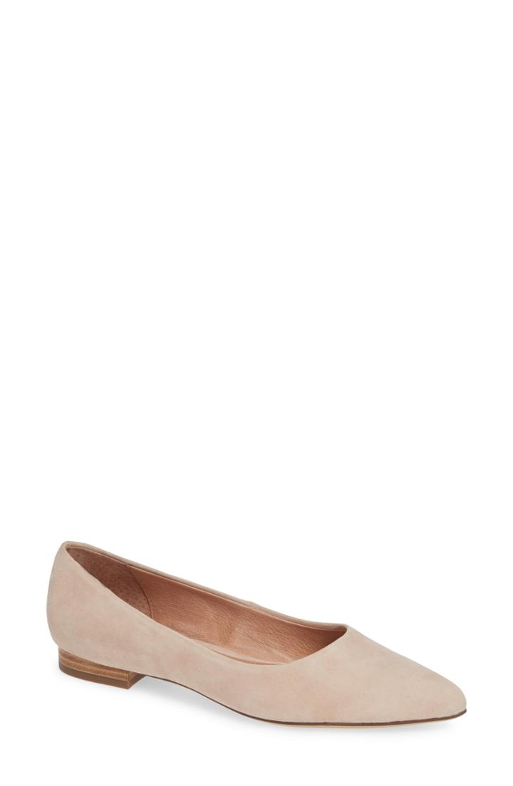 Women's Caslon Luna Pointy Toe Flat M - Pink