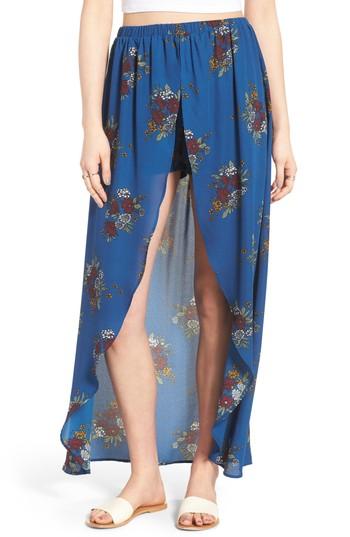 Women's Mimi Chica Floral Maxi Skort - Blue