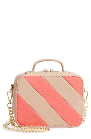 Jules Kae Sienna Faux Leather Crossbody Bag - Beige