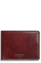 Men's Shinola Harness Slim 2.0 Bifold Leather Wallet - Red