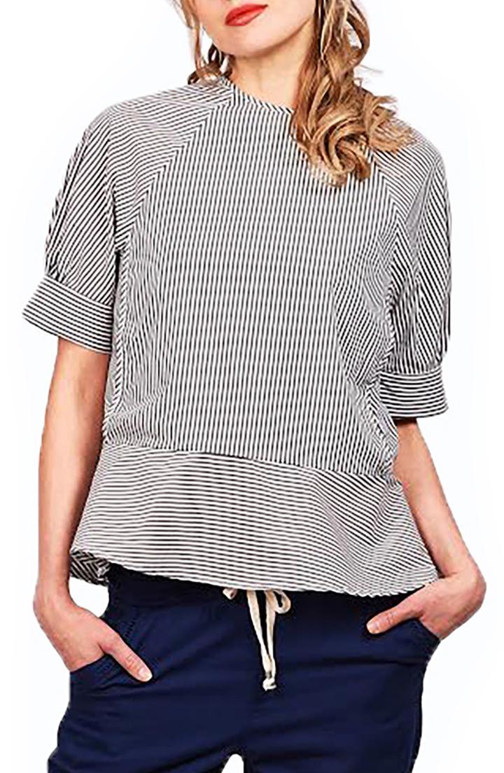 Women's St. John Collection Gold Leaf Brocade Tunic