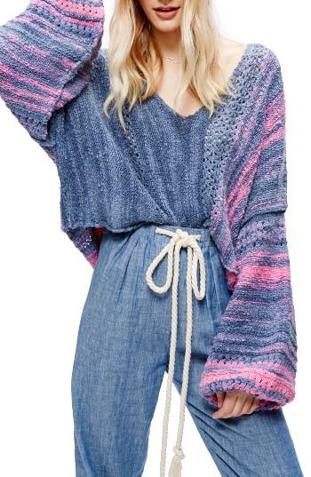 Women's Free People Amethyst Pullover - Blue