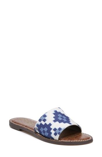 Women's Sam Edelman Gio Slide Sandal M - Blue